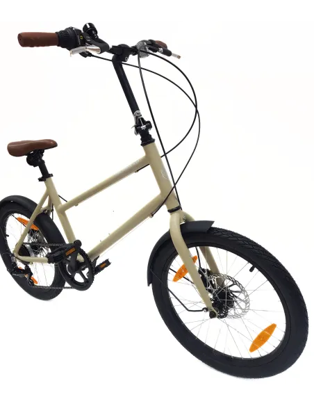 Rower Miejski 20" Uniseks Tarcze Microshift Dzwonek Błotniki Lekki 6-biegów