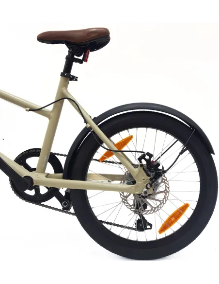 Rower Miejski 20" Uniseks Tarcze Microshift Dzwonek Błotniki Lekki 6-biegów