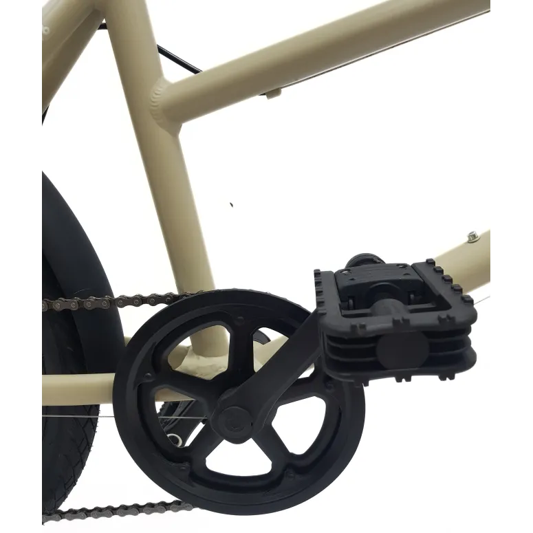 Rower Miejski 20" Uniseks Tarcze Microshift Dzwonek Błotniki Lekki 6-biegów