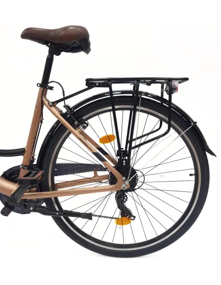 Rower Miejski Uniseks 28" Alu V-brake Shimano Revoshift 21-biegów Światła