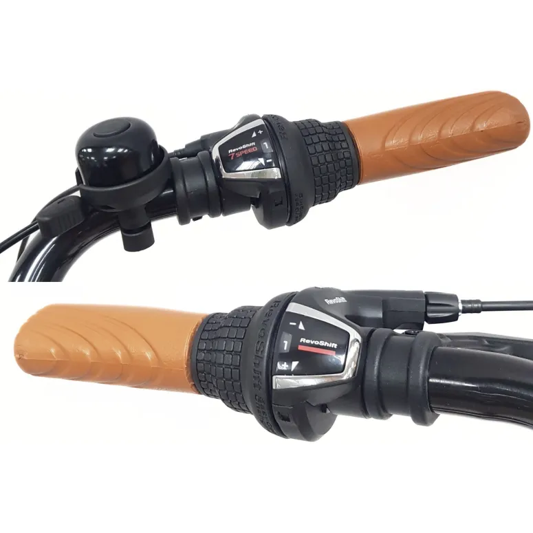 Rower Miejski Uniseks 28" Alu V-brake Shimano Revoshift 21-biegów Światła