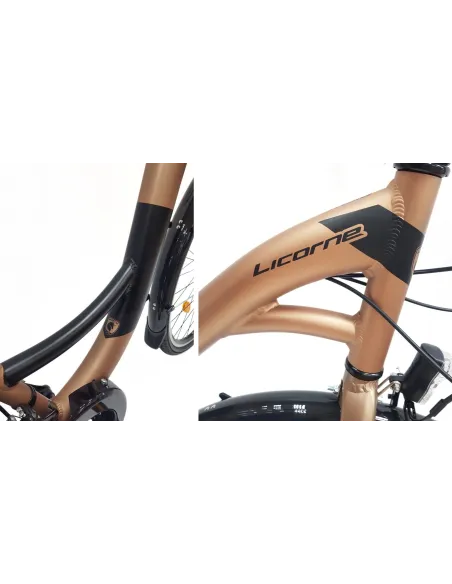 Rower Miejski Uniseks 28" Alu V-brake Shimano Revoshift 21-biegów Światła