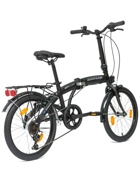 Rower Składany 20 Składak Miejski Bagażnik Męski Damski Oświetlenie Dzwonek