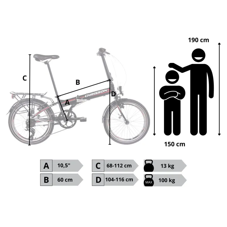 Rower Składany Miejski 20 Składak Aluminium Bagażnik Stopka Oświetlenie