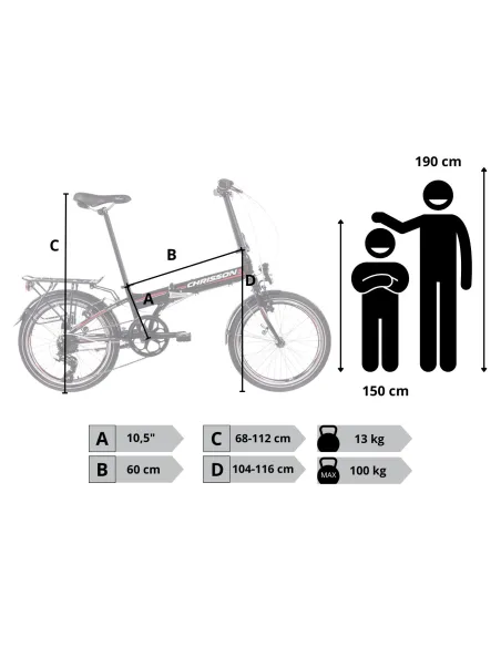 Rower Składany Miejski 20 Składak Aluminium Bagażnik Stopka Oświetlenie