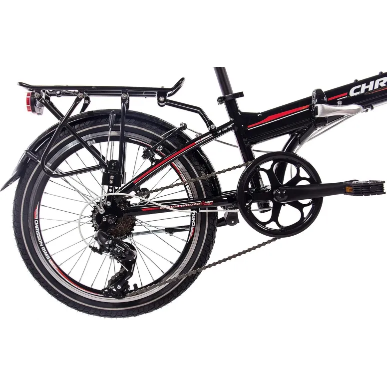 Rower Składany Miejski 20 Składak Aluminium Bagażnik Stopka Oświetlenie