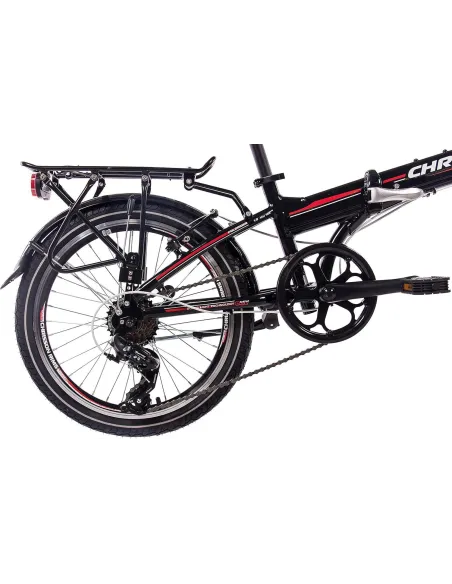 Rower Składany Miejski 20 Składak Aluminium Bagażnik Stopka Oświetlenie