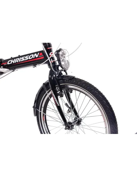 Rower Składany Miejski 20 Składak Aluminium Bagażnik Stopka Oświetlenie