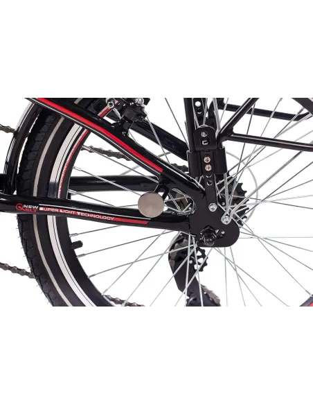Rower Składany Miejski 20 Składak Aluminium Bagażnik Stopka Oświetlenie