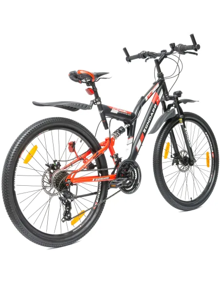 Męski Damski Rower Górski 27,5 Oświetlenie Hamulce Tarczowe MTB Stal Góral