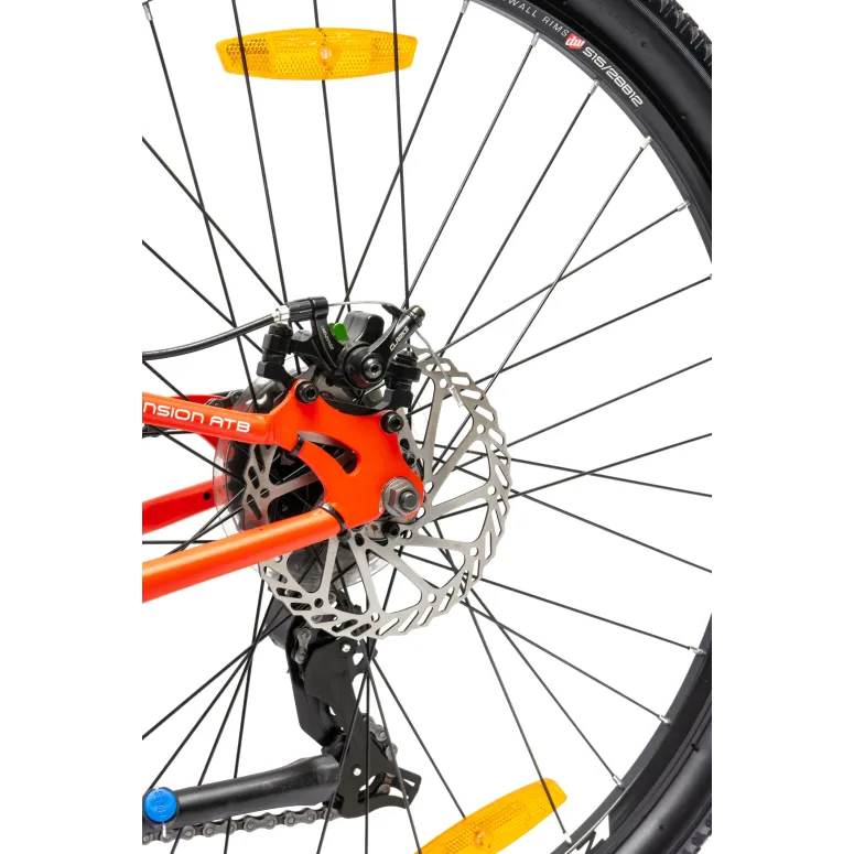 Męski Damski Rower Górski 27,5 Oświetlenie Hamulce Tarczowe MTB Stal Góral