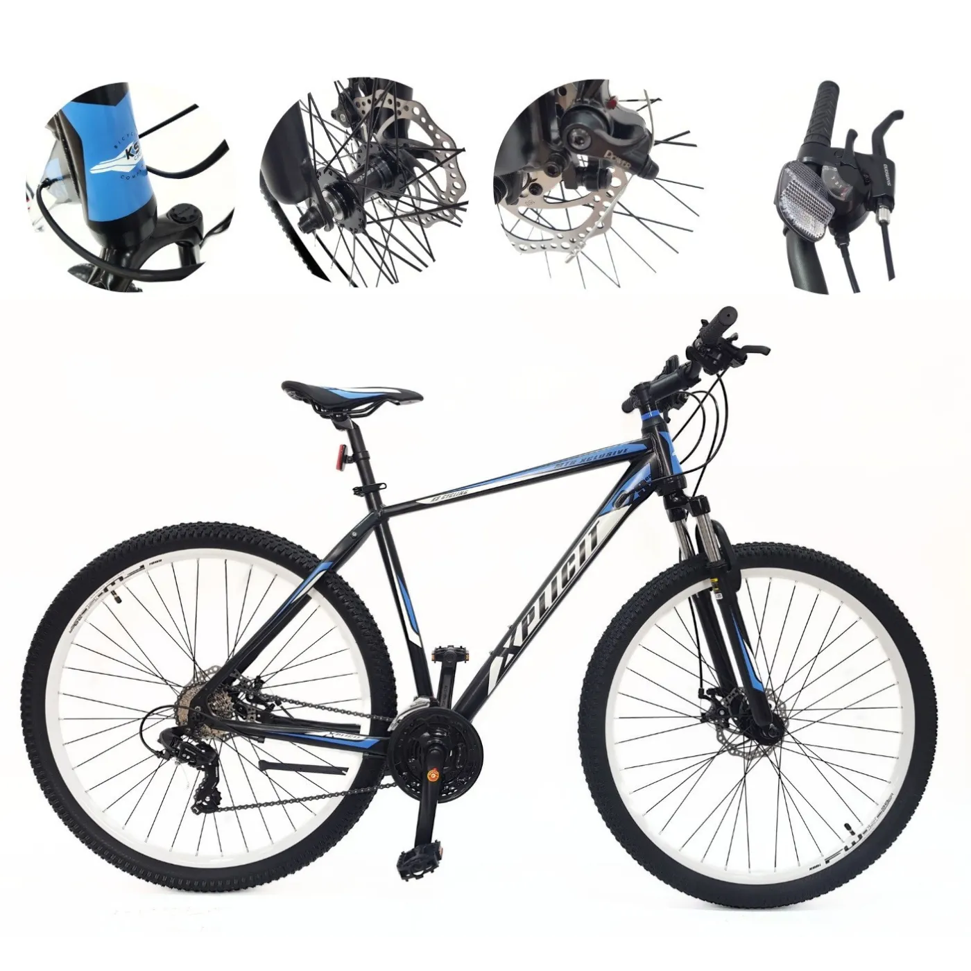 Rower Górski Damski Męski Koło 29" MTB Alu Tarcze Shimano Dzwonek Góral