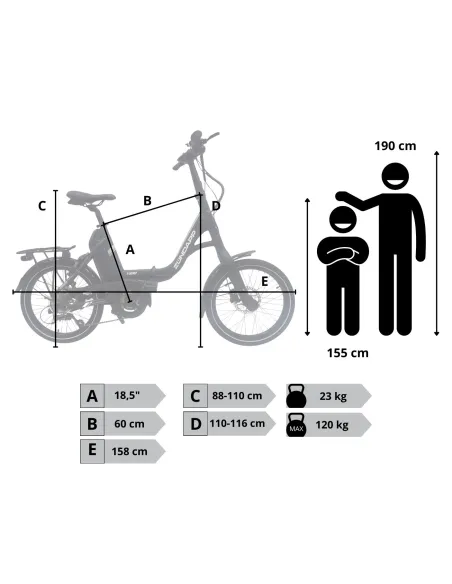Rower Elektryczny Miejski 20" Bosch 250W Hydraulika Cyngle 25km/h 400Wh