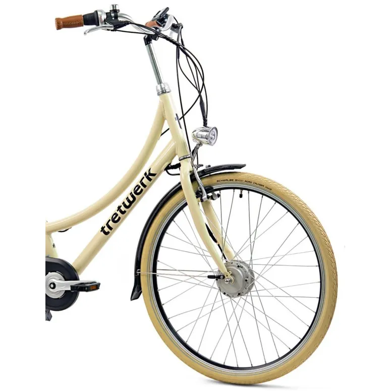 Rower Elektryczny Damski 28 Miejski ALU Shimano NEXUS 7 250W Światła Kontra