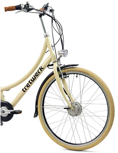 Rower Elektryczny Damski 28 Miejski ALU Shimano NEXUS 7 250W Światła Kontra