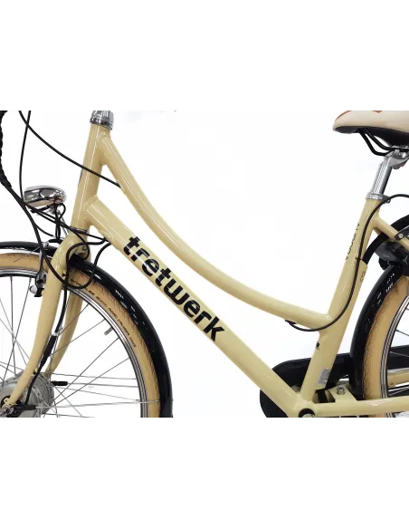 Rower Elektryczny Damski 28 Miejski ALU Shimano NEXUS 7 250W Światła Kontra