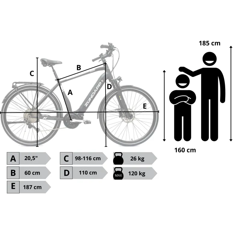 Rower Elektryczny Trekkingowy 28" Hydraulika Cyngle Deore 250W Bosch 25km/h