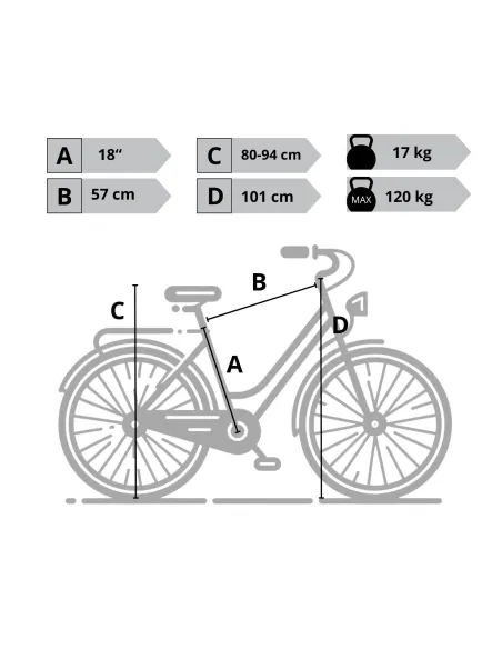 Rower Miejski Damski 28" Alu V-brake Tourney Revo Dzwonek Światła Stopka
