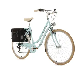 Miejski Rower Retro Damka 28 Sakwy Oświetlenie