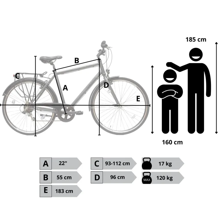 Rower Męski Miejski Koła 28" SHIMANO Bagażnik Błotniki Oświetlenie Lekki