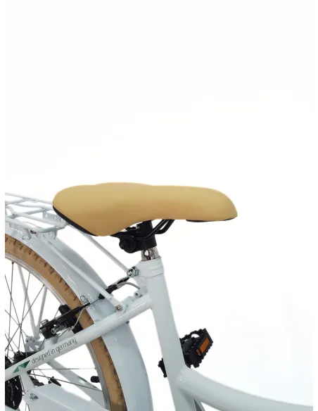 Rower Dziecięcy Miejski 24 Światła Bagaż Dzwonek Stopka Błotniki Dziewczęcy