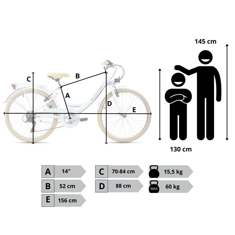 Rower Miejski Dziecięcy 24 Błotnik Bagażnik Dziewczęcy Oświetlenie