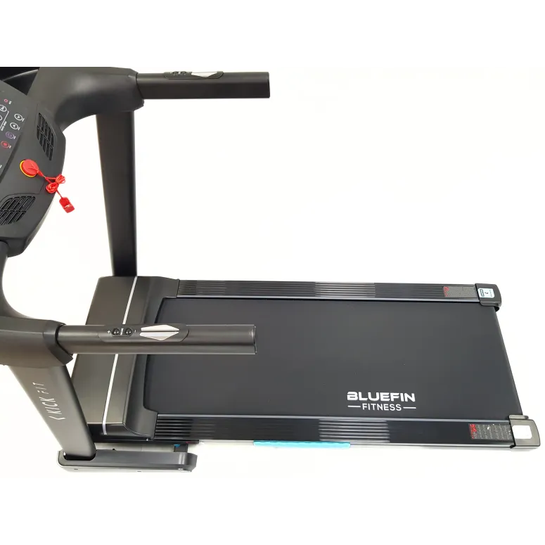 Bieżnia Elektryczna Domowa Składana Bluefin Kick Fit 17,5 km/h Do 120 kg