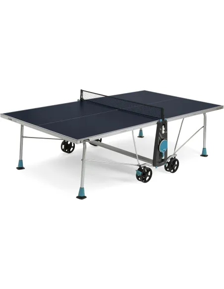 Stół Do Tenisa Stołowego Cornilleau 200x Outdoor Niebieski Składany 5 mm