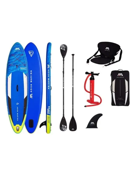 Deska SUP Aqua Marina Beast 10'6'' Pompowana Do Pływania Z Wiosłem ZESTAW