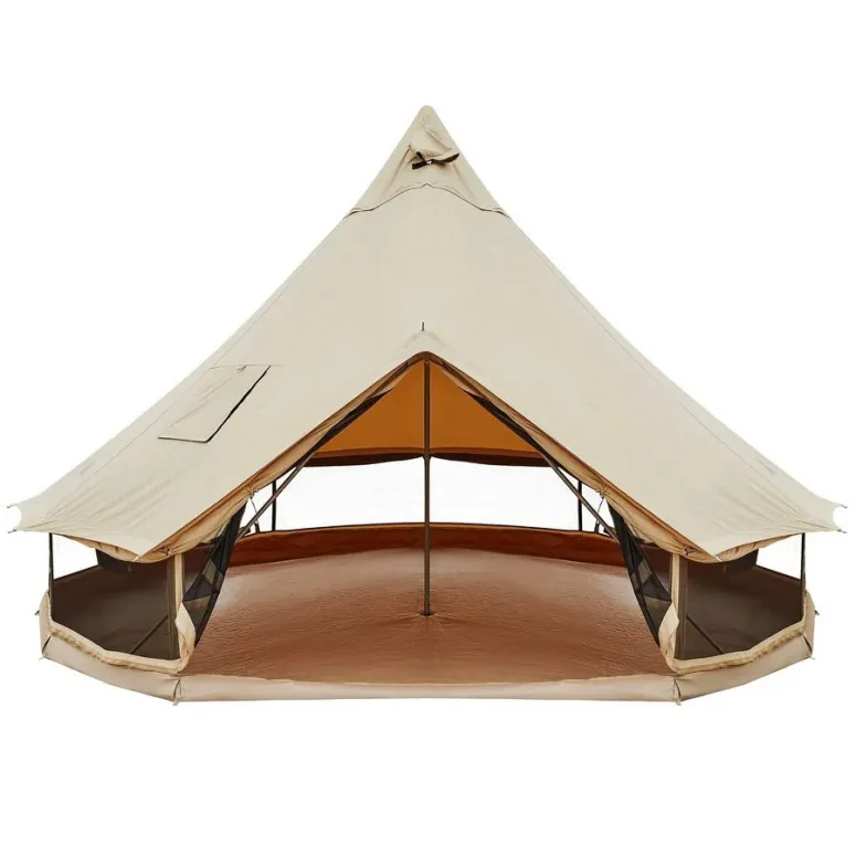 Namiot Dzwonowy KingCamp Khan C400 Bawełna 100% Wodoodporny 8-10 Osobowy
