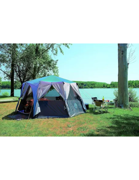 Turystyczny Namiot Rodzinny Coleman Octagon 8 PU PE 8-osobowy Poliester 360