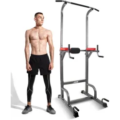 Stacja Podciągowa Poręcz Treningowa JIM FITNESS JIM030 5w1 120x91x165-235cm