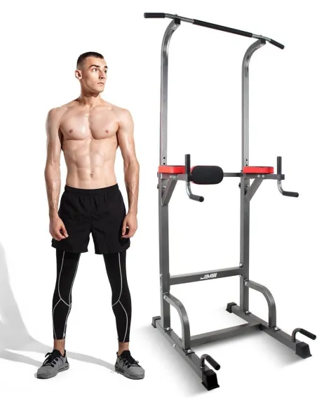 Stacja Podciągowa Poręcz Treningowa JIM FITNESS JIM030 5w1 120x91x165-235cm