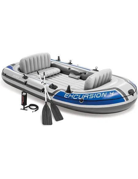 Ponton Intex Excursion 4 Do 400kg Wiosła Pompka