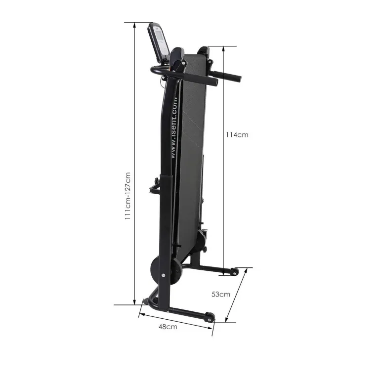 Bieżnia Mechaniczna ISE SY-M15 Składana LED 100 KG