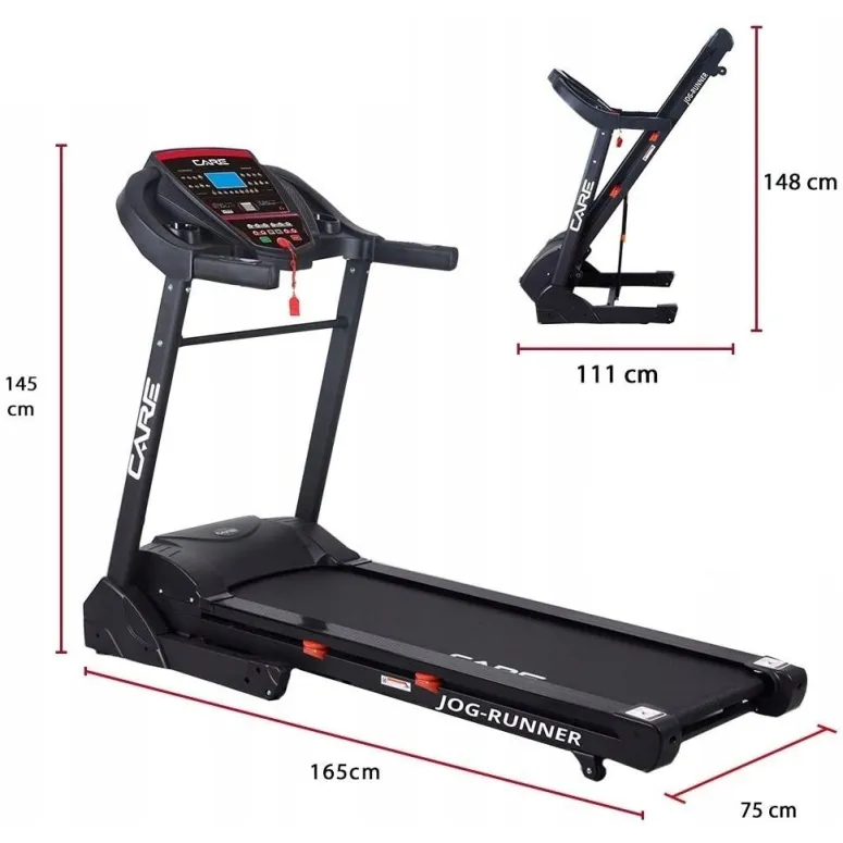 Bieżnia Elektryczna Care Jog Runner 18km/h Składana