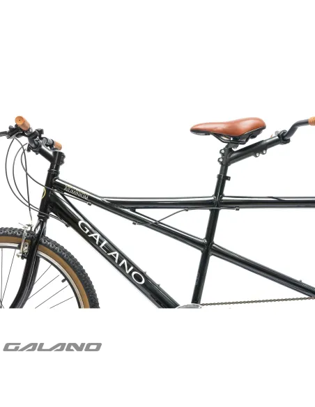 Rower Tandem Męski Damski Miejski Trekkingowy 26" SHIMANO Aluminium Dzwonek