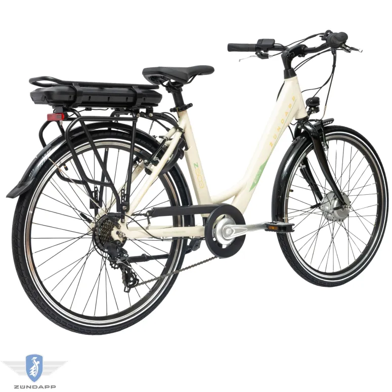Rower Elektryczny Damski Miejski 26" SHIMANO 250 W Alu Aplikacja 2025 NFC
