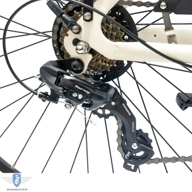 Rower Elektryczny Damski Miejski 26" SHIMANO 250 W Alu Aplikacja 2025 NFC