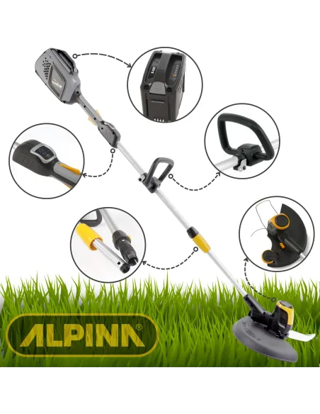 Podkaszarka Akumulatorowa Kosa ALPINA ATR48 Li Wykaszarka Bateria Ładowarka