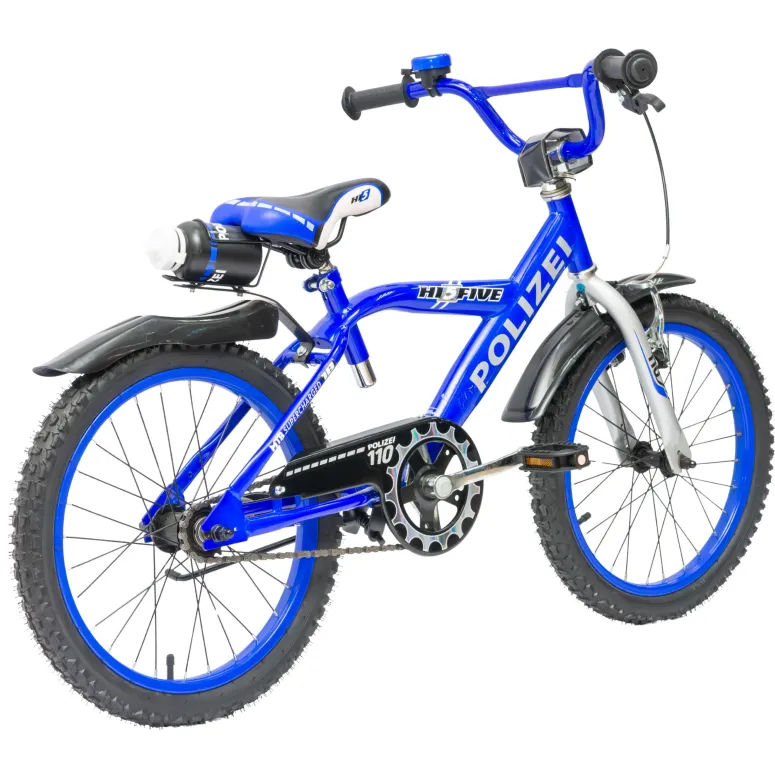 Rower Dziecięcy Chłopięcy Koła 18" POLIZEI Błotniki Dzwonek Stopka Policja