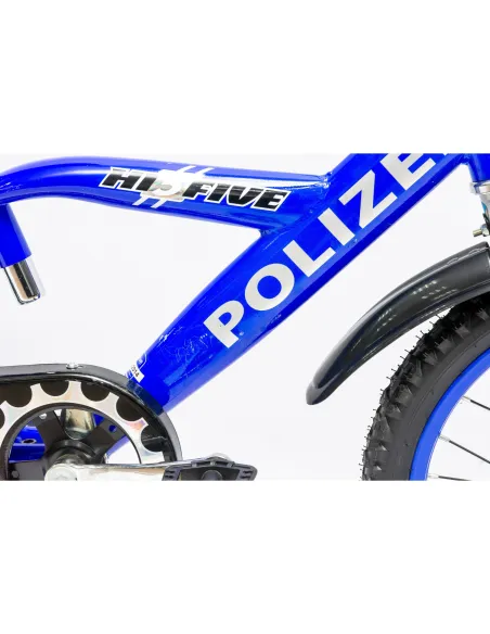 Rower Dziecięcy Chłopięcy Koła 18" POLIZEI Błotniki Dzwonek Stopka Policja