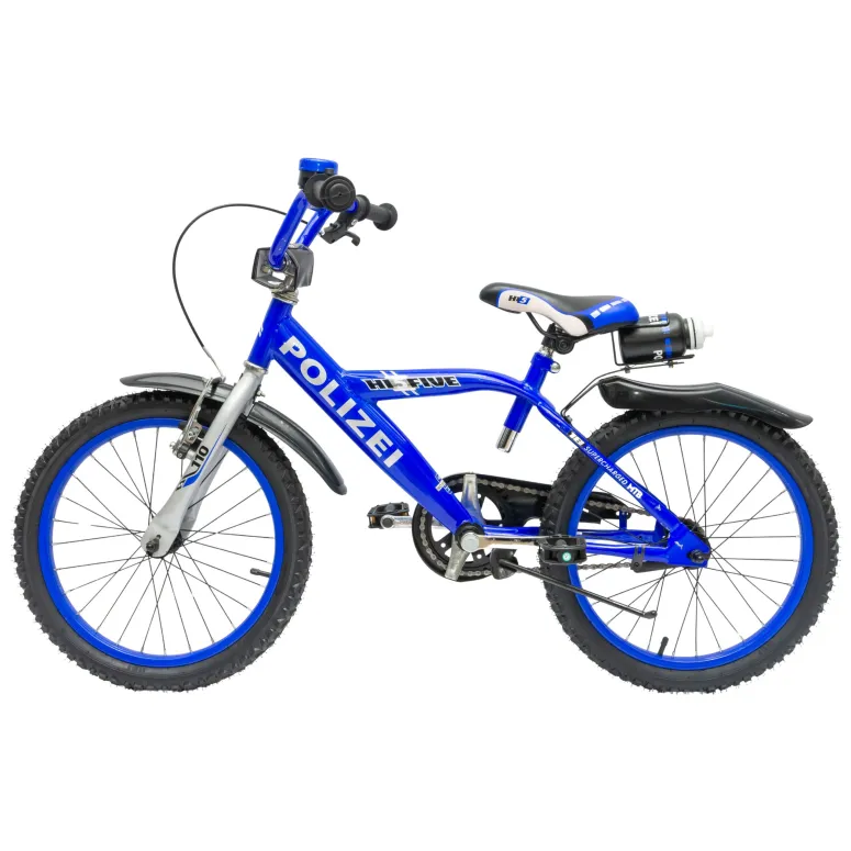 Rower Dziecięcy Chłopięcy Koła 18" POLIZEI Błotniki Dzwonek Stopka Policja