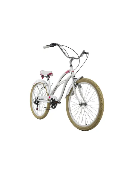 Dziewczęcy Rower 26 Beach Cruiser Miejski 6 Biegów - 8