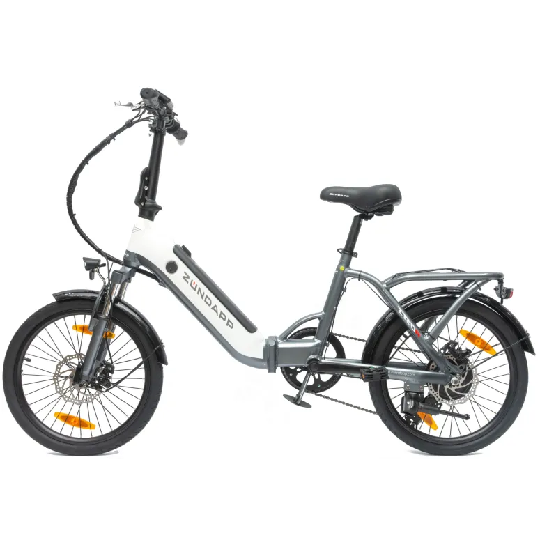 Rower Elektryczny Męski Damski Składany 20" SHIMANO Tarcze 250 W LCD Alu