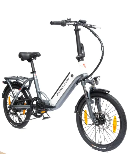 Rower Elektryczny Męski Damski Składany 20" SHIMANO Tarcze 250 W LCD Alu