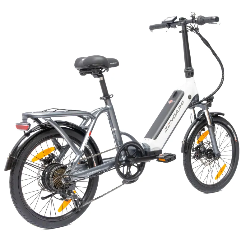 Rower Elektryczny Męski Damski Składany 20" SHIMANO Tarcze 250 W LCD Alu