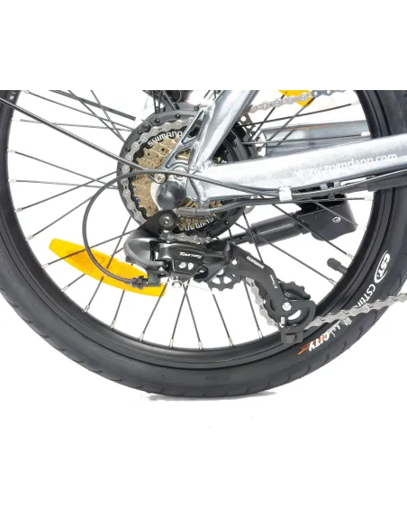 Rower Elektryczny Męski Damski Składany 20" SHIMANO Tarcze 250 W LCD Alu