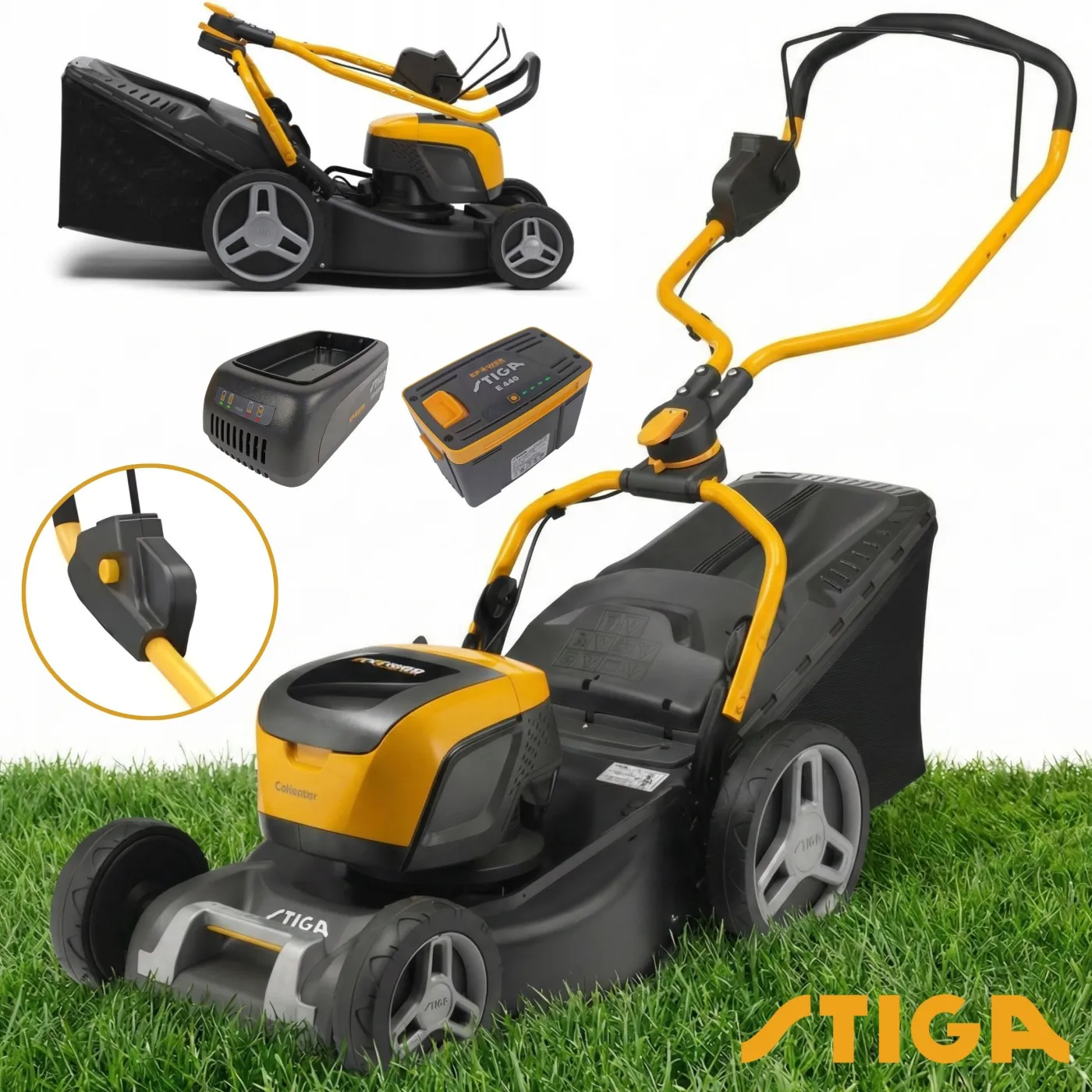 Kosiarka Akumulatorowa Stiga Collector 548e 48V Ładowarka Akumulator 4Ah