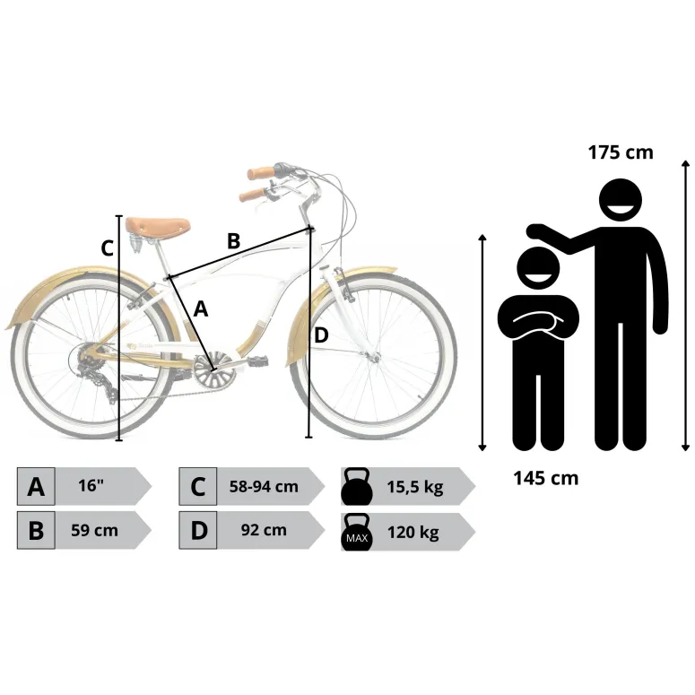 Rower Damski Męski Miejski Koła 26 Aluminium Torpedo SHIMANO Stopka Vintage
